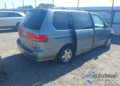 2001 Honda Odyssey Ex from USA, damaged, VIN 2HKRL18601H610966